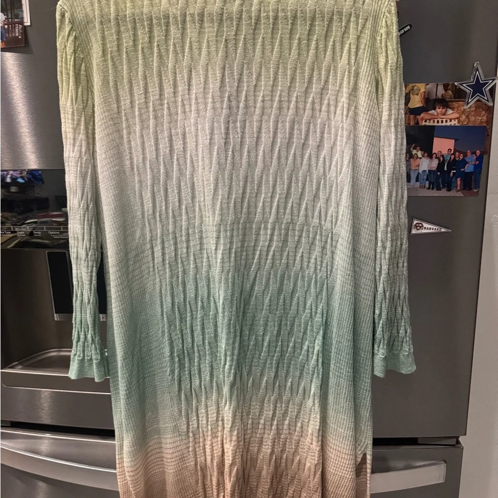 Ruby Rd. Light Green Knit Sweater - Picture 2 of 3